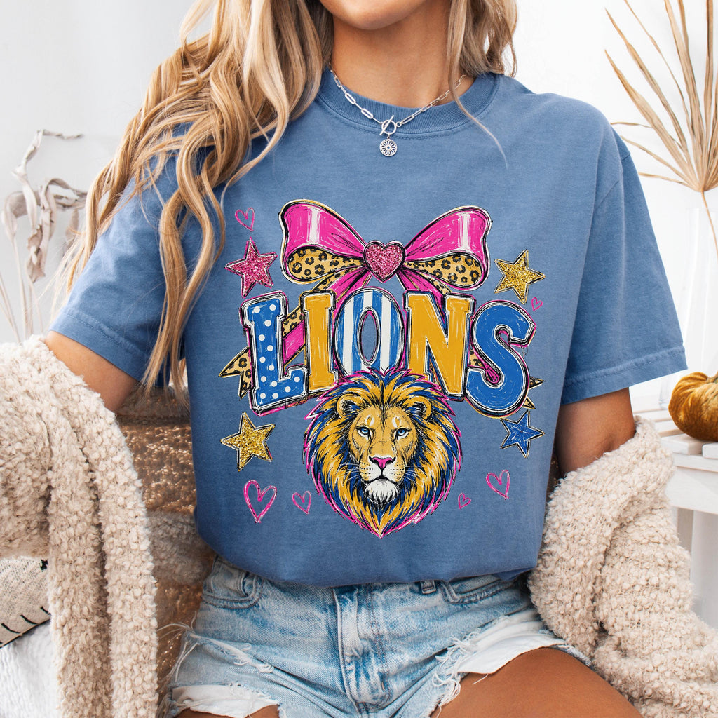Preppy Lions Mascot Shirt
