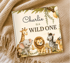 Personalized Wild One First Birthday Book