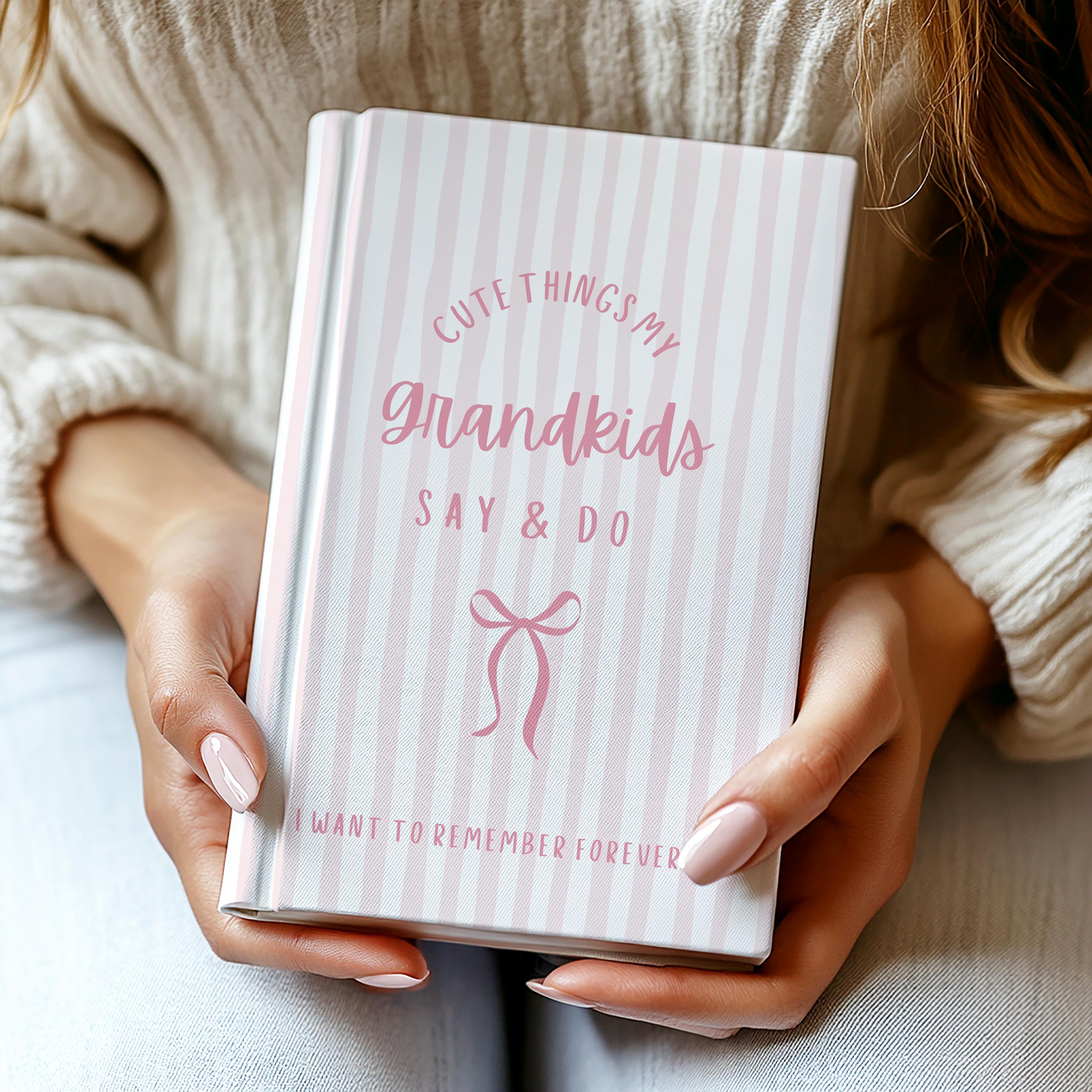 Memory Book for Grandparents | Cute Things My Grandkids Say & Do
