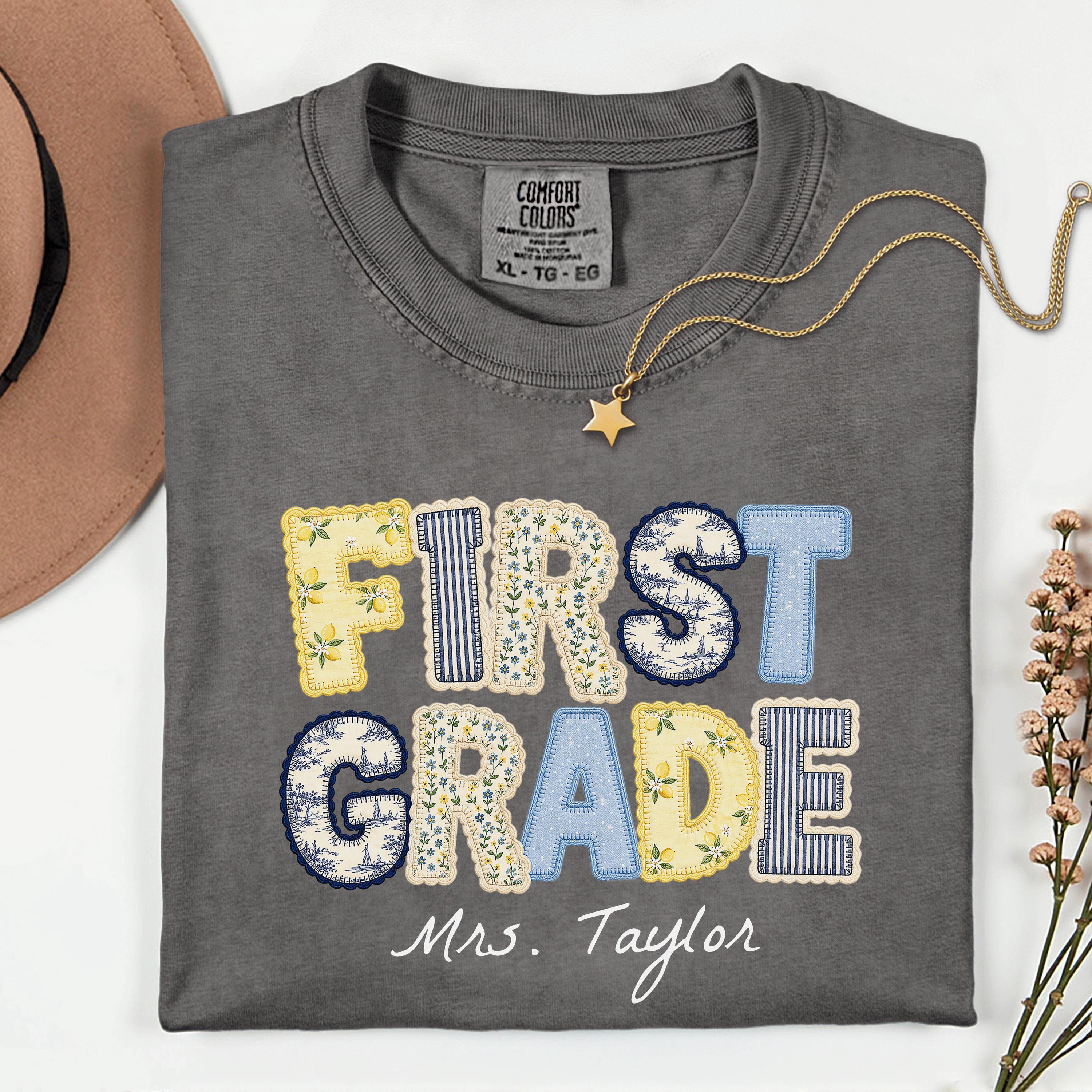 First Grade Teacher Shirt