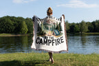 Life is Better by the Campfire Woven Blanket