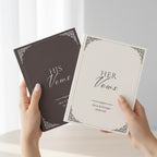 Personalized Wedding Vow Book