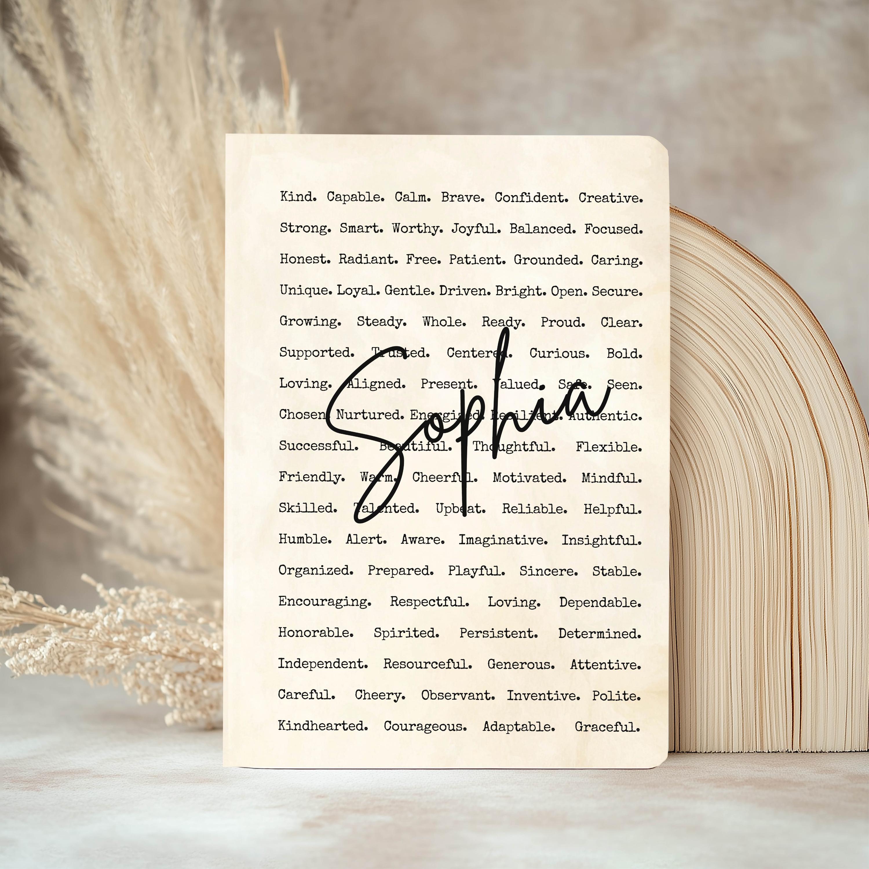 Personalized Affirmations Journal