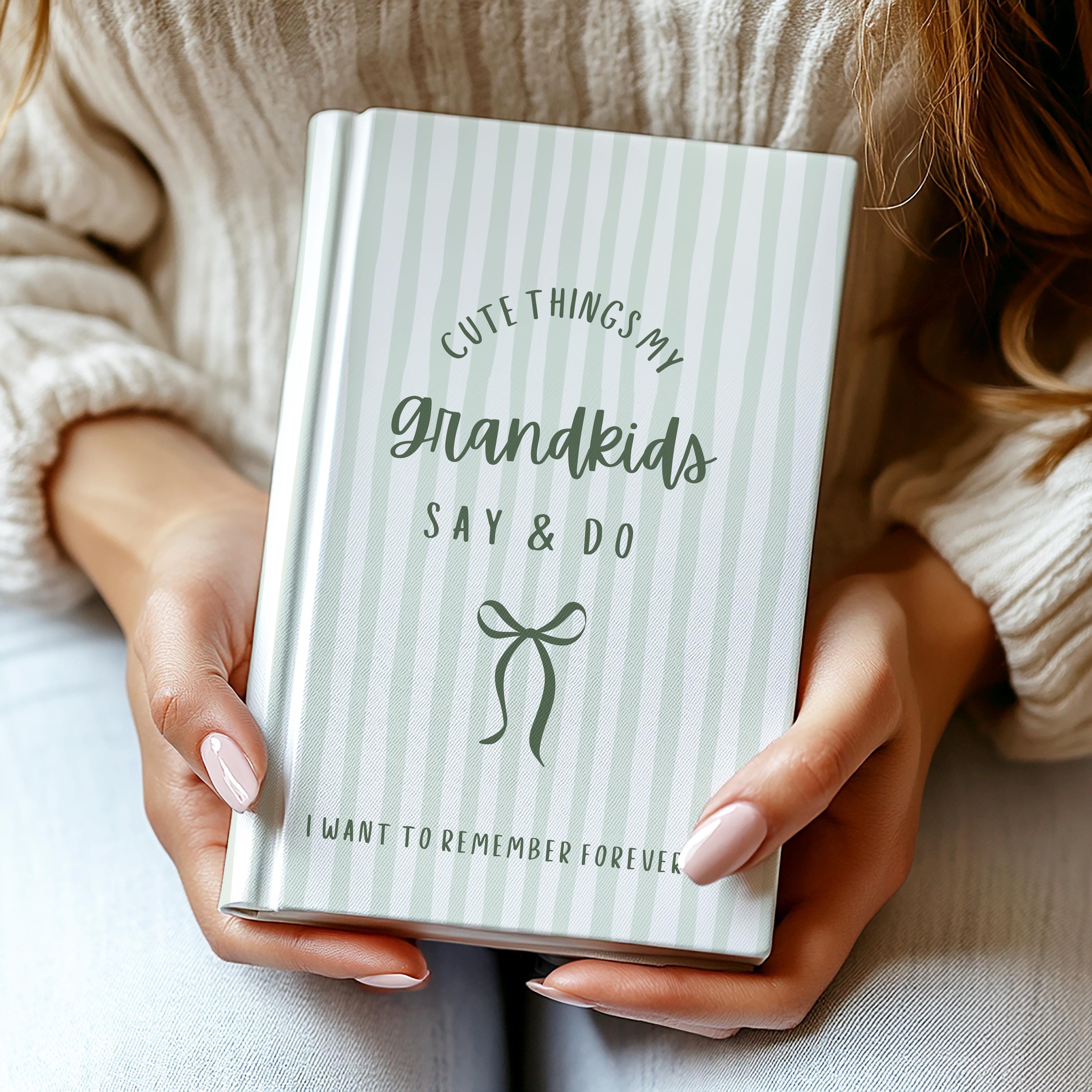 Memory Book for Grandparents | Cute Things My Grandkids Say & Do