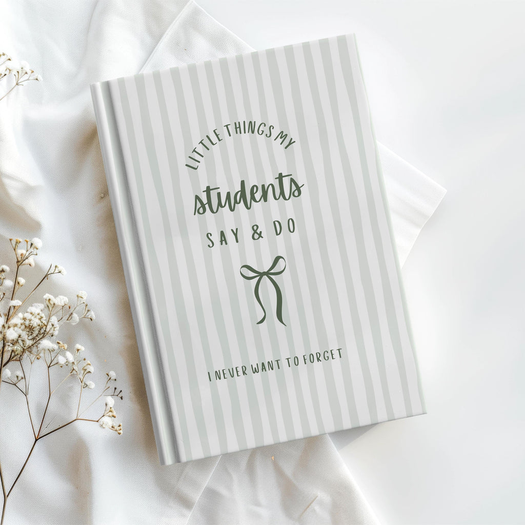 Memory Book for Teachers | Little Things My Students Say & Do
