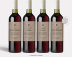 Marriage Milestone Wine Bottle Labels
