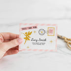 Pink Tooth Fairy Letter Kit