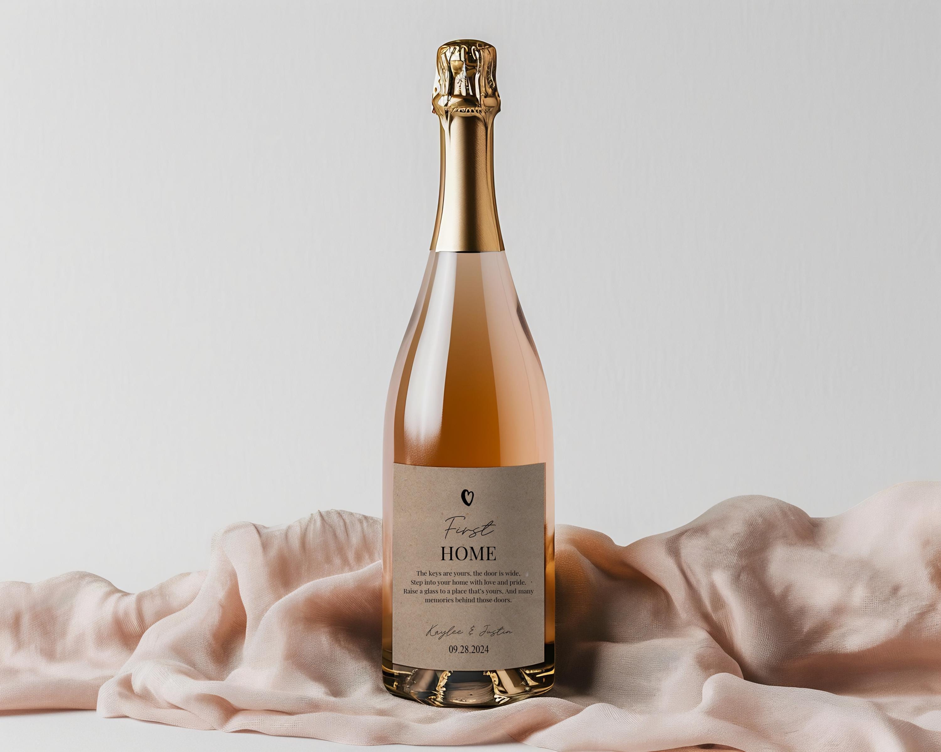 Marriage Milestone Wine Bottle Labels