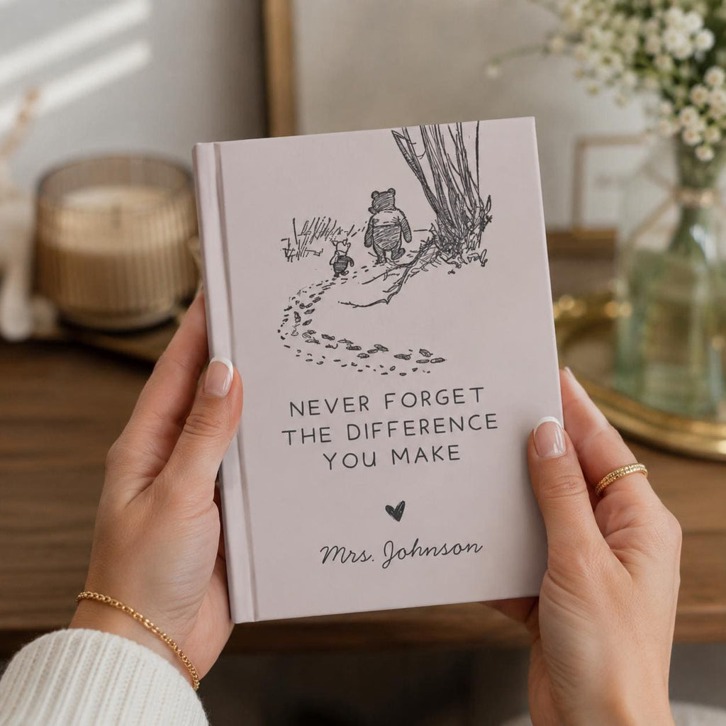 Custom Teacher Name Journal.
