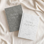Personalized Toile Wedding Vow Book