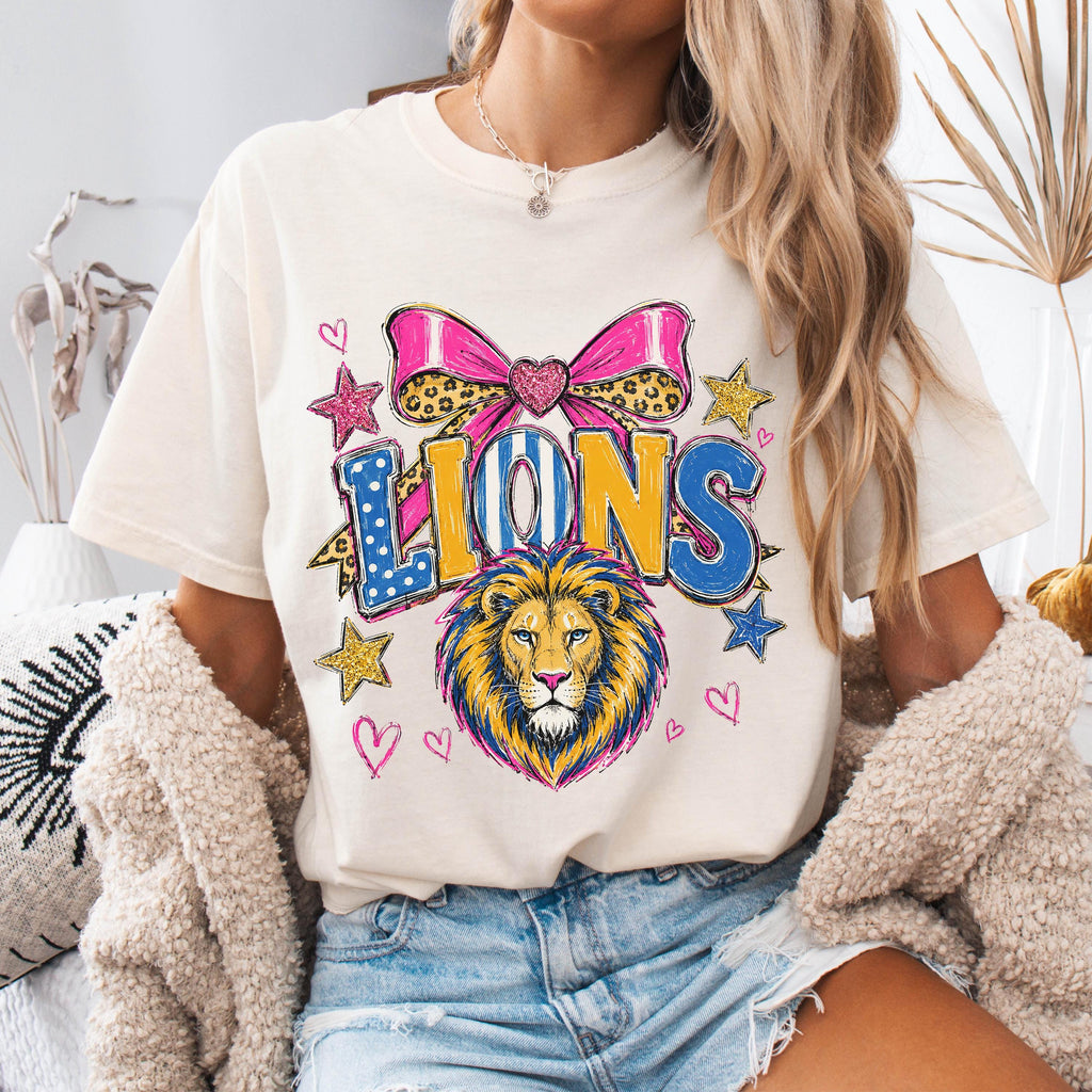 Preppy Lions Mascot Shirt