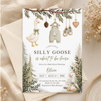Silly Goose Baby Shower Invitation