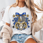 Preppy Rams Mascot Shirt