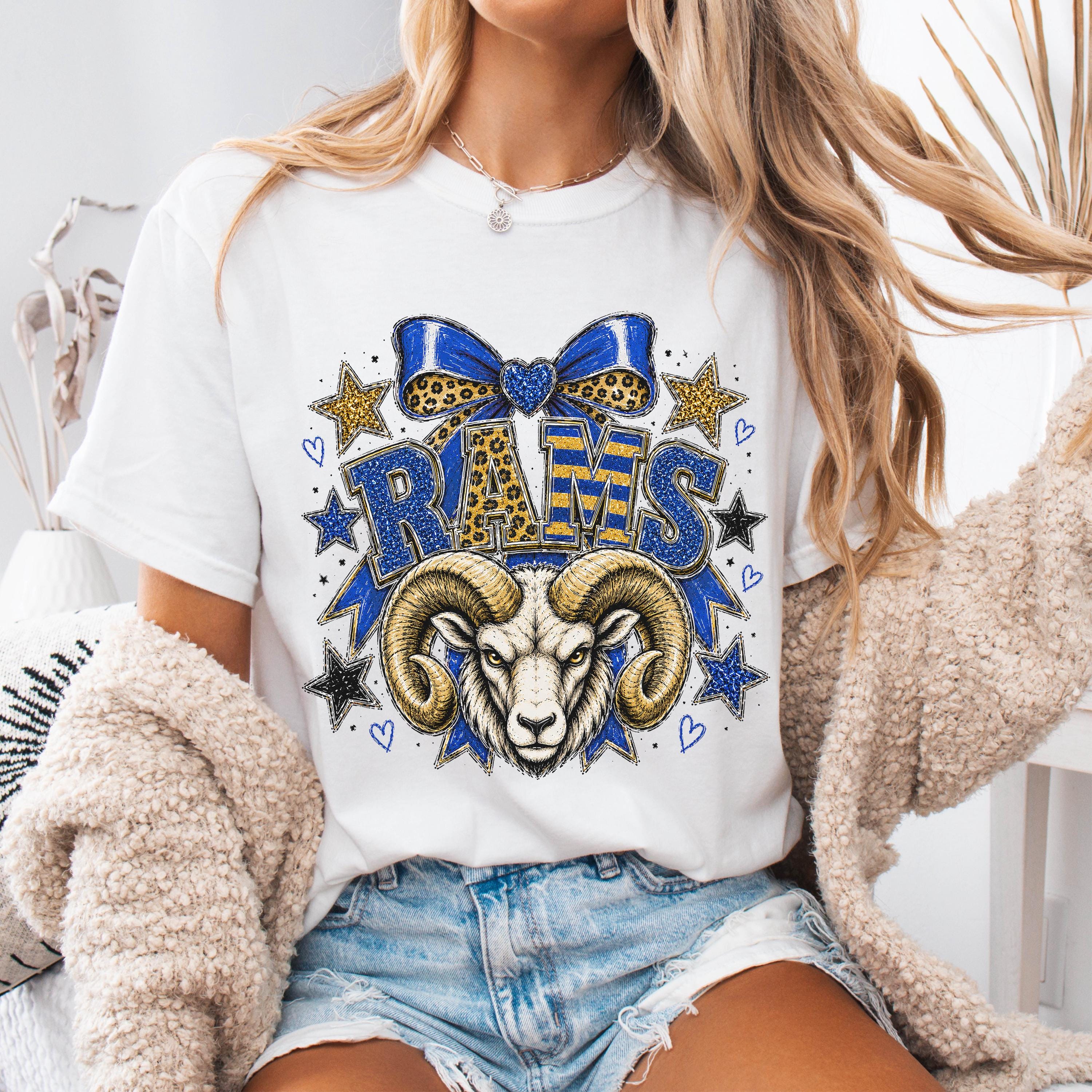 Preppy Rams Mascot Shirt