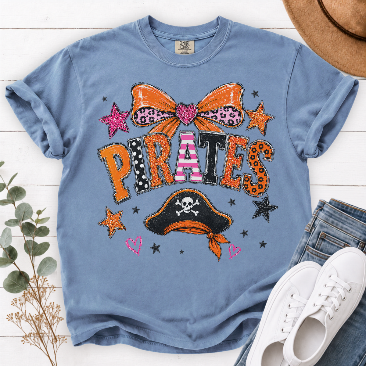 Preppy Pirates Mascot Shirt