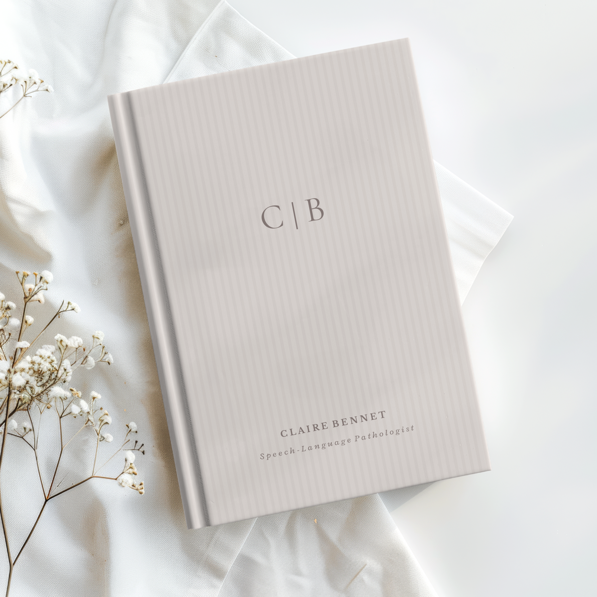Personalized Monogram Journal, Custom Name Notebook, New Job or Graduation Gift, Professional Career Journal, Gift for Her