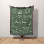 Personalized Lake House Blanket