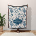 Vintage Toile Personalized Blanket