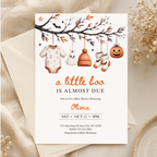 Halloween Baby Shower Invitation