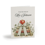 Personalized Teacher Stationery Cards