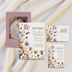 Wildflower Wedding Invitation Suite