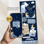 Moon & Stars Shower Website Invitation