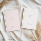 Personalized Stripe Wedding Vow Books