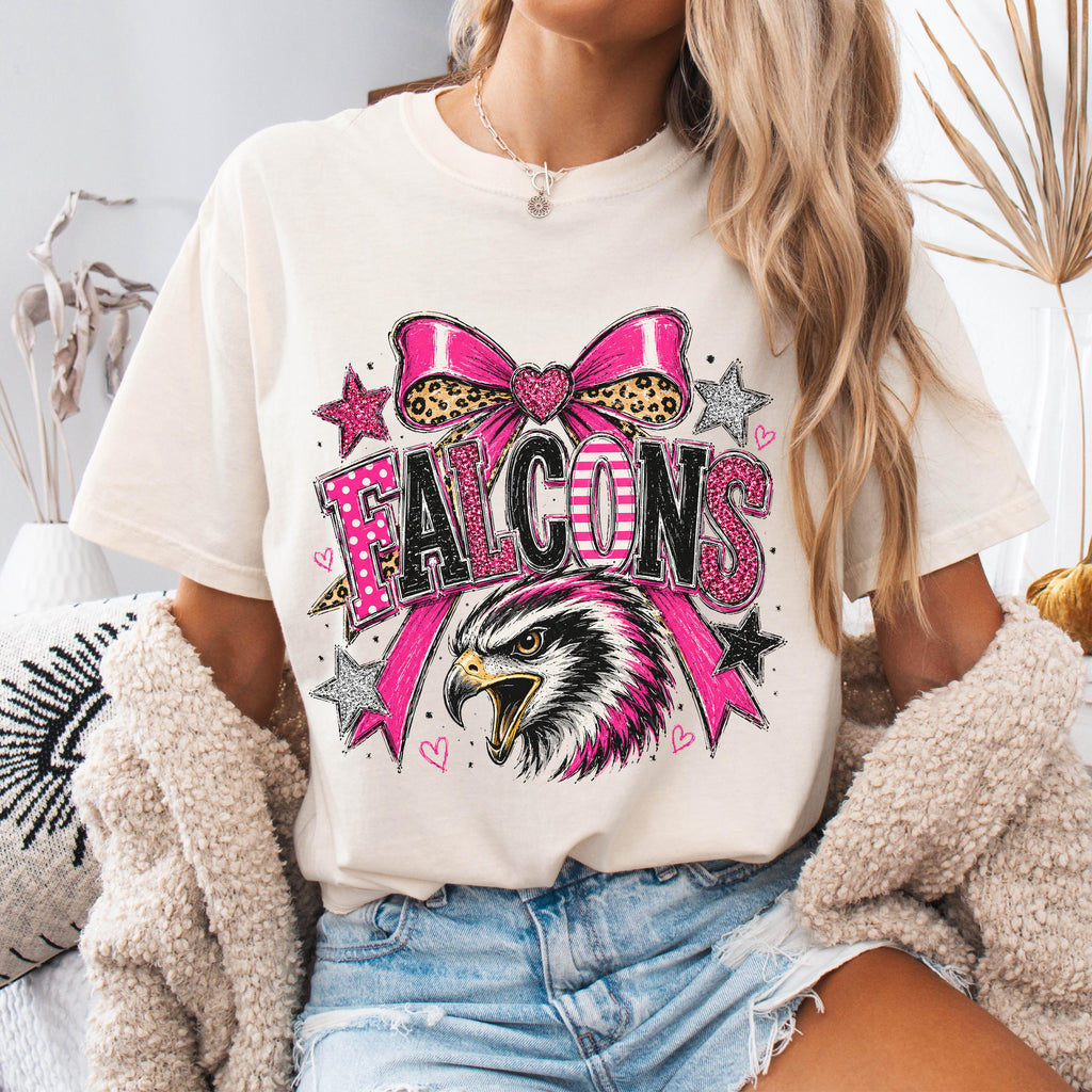 Preppy Falcons Mascot Shirt
