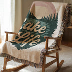 Lake Life Woven Blanket