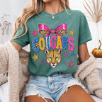 Preppy Coquette Cougars Mascot Shirt