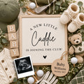 Digital Golf Pregnancy Announcment Template