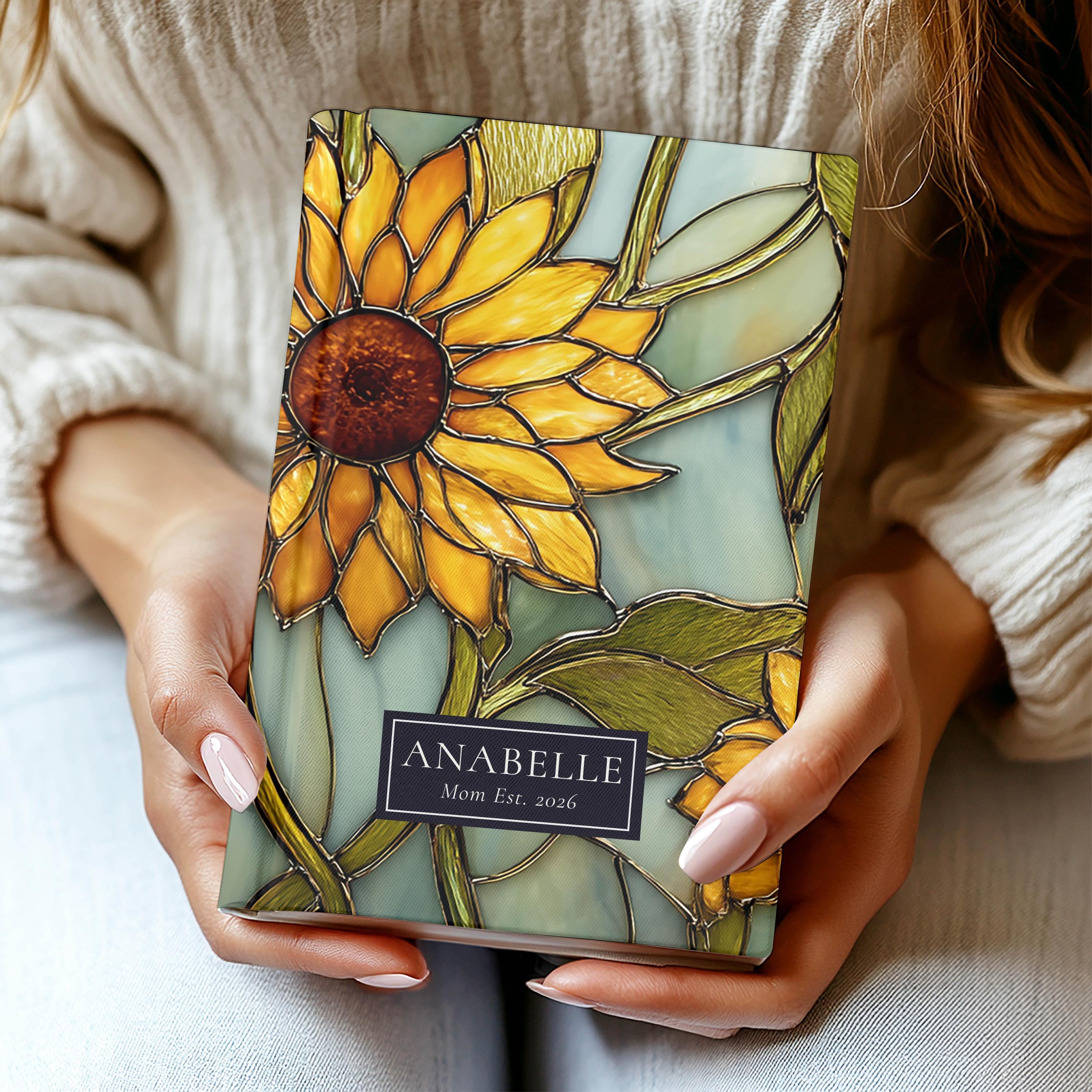 Personalized Sunflower Journal