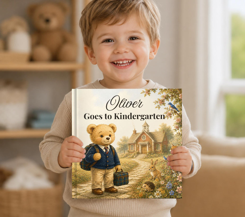 Personalized First Day of Kindergarten Book