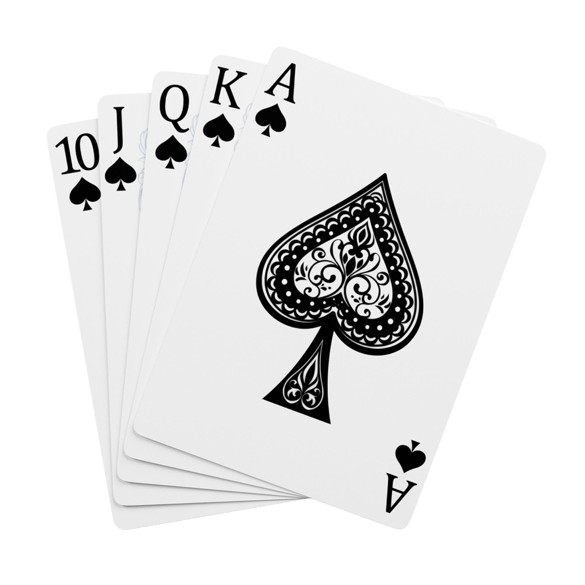 Double Aces Personalized Game Night Cards