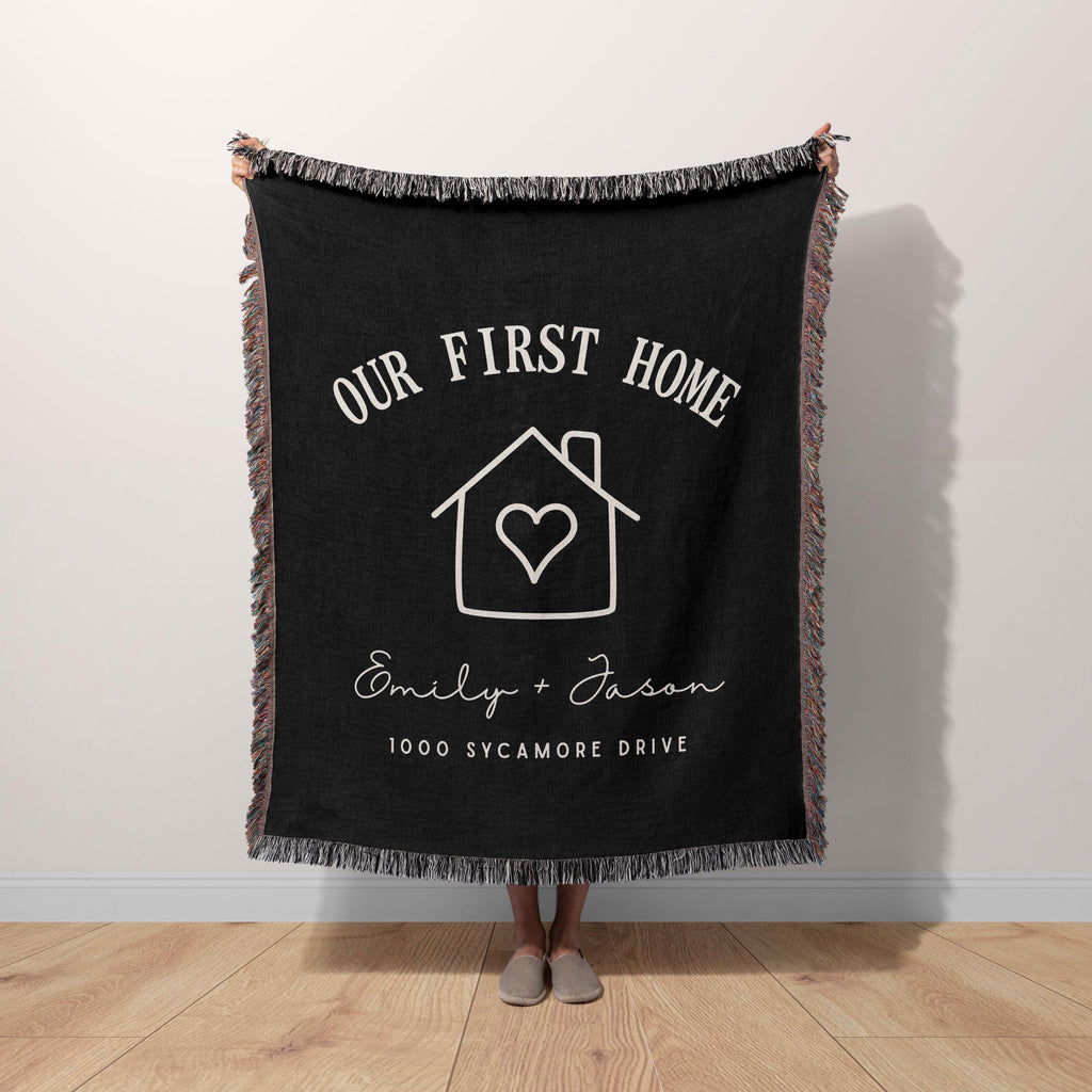 Personalized First Home Blanket