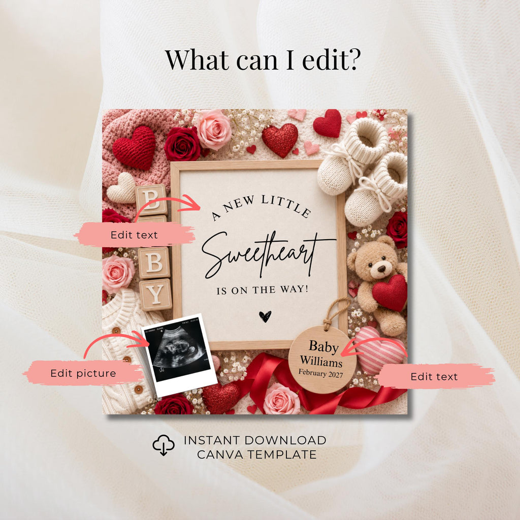 Valentine Pregnancy Announcment