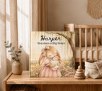 Personalized Woodland Bunny Big Sister Book