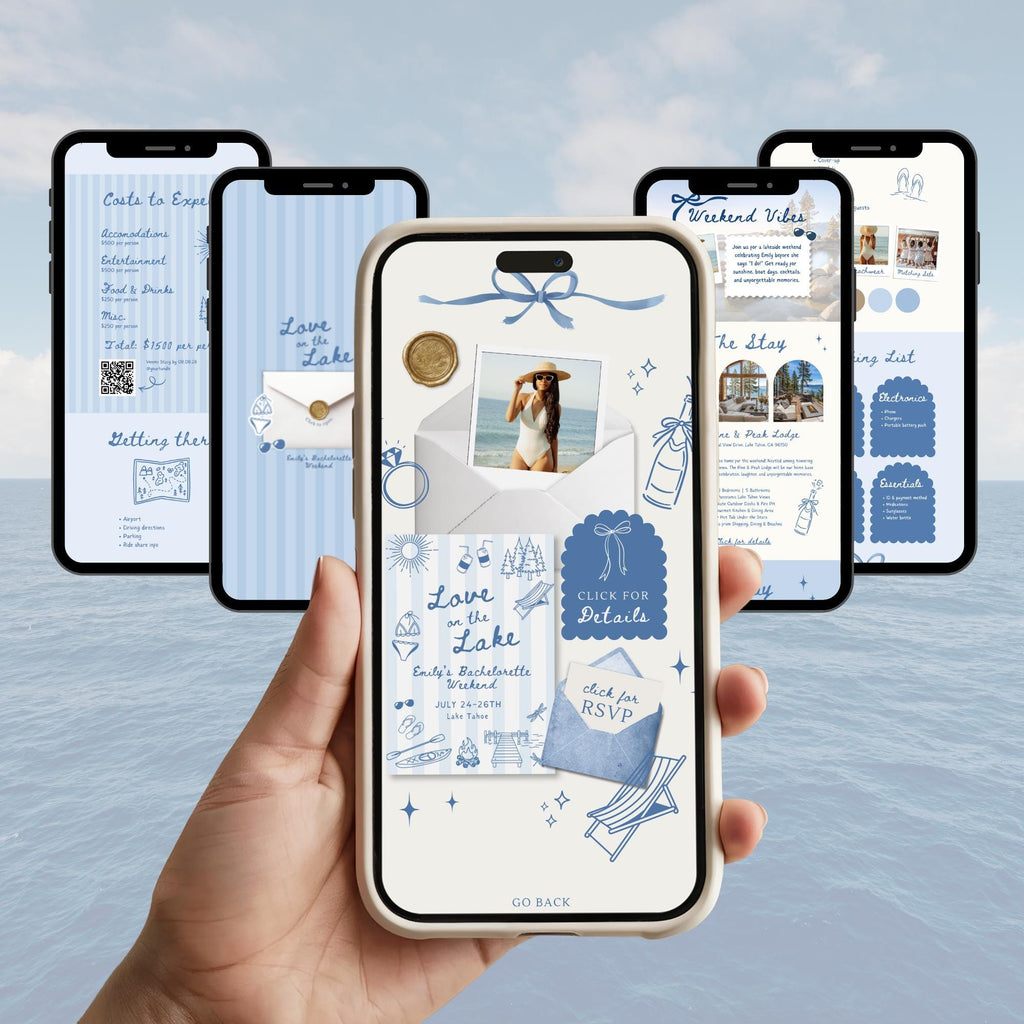 Love on the Lake Itinerary Website