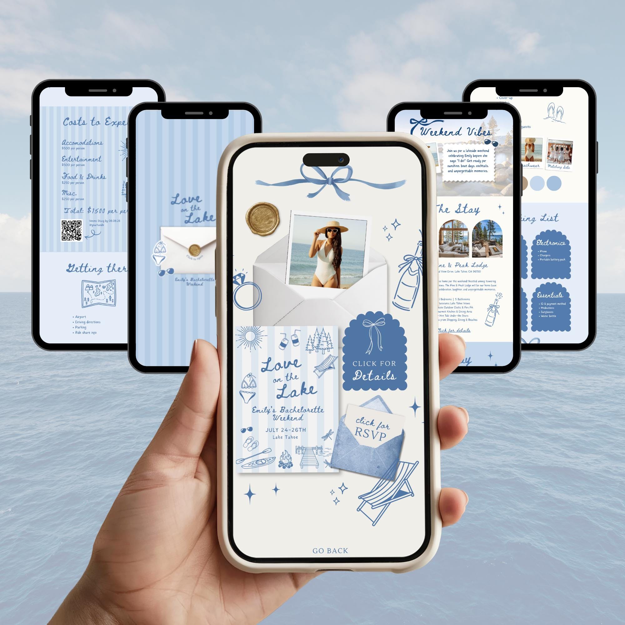 Love on the Lake Itinerary Website