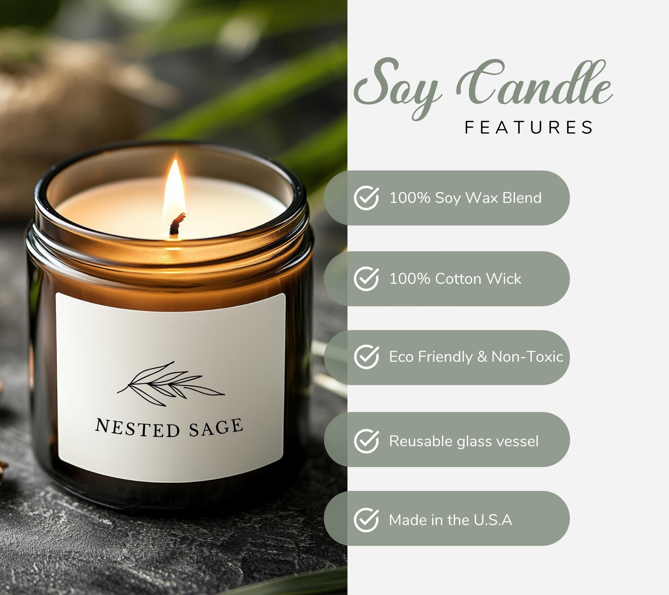 Tenure Gift Candle