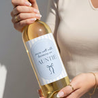 Pregnancy Announcement Wine Label Template