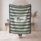 Personalized Grandma Blanket with Grandkids Names