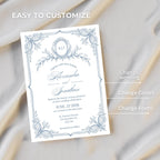 Grandmillennial Wedding Invitation Bundle