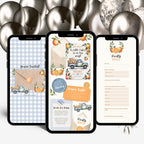 Little Cutie Baby Shower Website Invitation