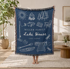 Personalized Lake House Blanket