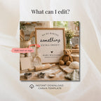 Digital Baker Pregnancy Announcment Template