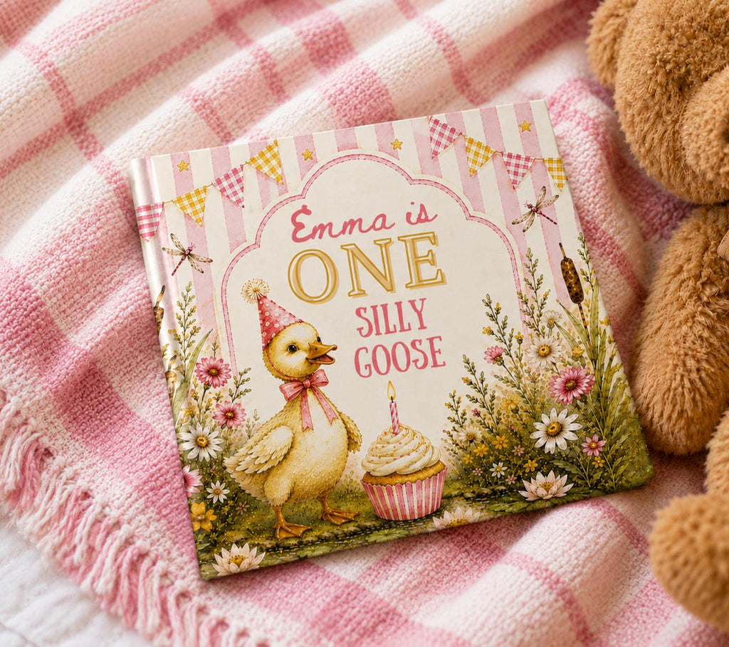 One Silly Goose First Birthday Book