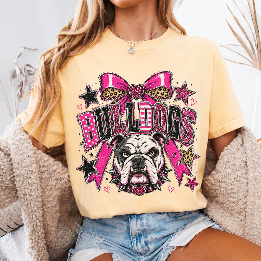Preppy Bulldogs Mascot Shirt