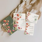Poppy Wedding Invitation Set