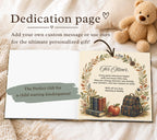 Personalized First Day of Kindergarten Teddybear Book